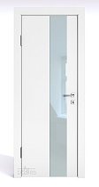 Линия Дверей Шумоизоляционная дверь 42 Дб модель 604 цвет Белый бархат стекло лакобель белый