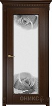 Дверь Оникс модель Техно цвет Венге триплекс фотопечать Рис.11