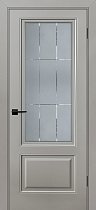 Дверь Текона Смальта модель Шарм-12 цвет MALVA стекло