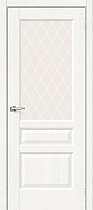 Дверь Браво модель Неоклассик-35 цвет White Wood/White Сrystal