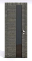 Линия Дверей Шумоизоляционная дверь 42 Дб модель 604 цвет Ольха стекло лакобель черный
