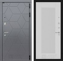 LABIRINT Входная металлическая дверь Cosmo панель №30 цвет белый софт