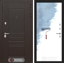LABIRINT Входная металлическая дверь Мегаполис панель №28 грунт под покраску