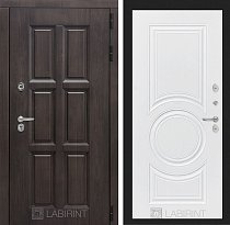 LABIRINT Входная металлическая дверь Лондон панель №23 белый софт