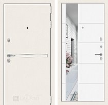 LABIRINT Входная металлическая дверь LINE WHITE панель №19 Белый soft