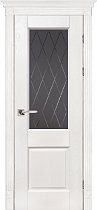 Дверь Ока DSW 3D Классика-2 Белый стекло гравировка Ромб