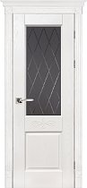 Дверь Ока DSW 3D Классика-5 Белый стекло гравировка Ромб
