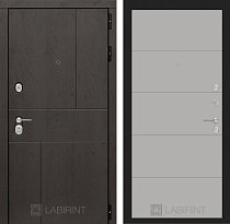 LABIRINT Входная металлическая дверь URBAN панель №13 грей soft