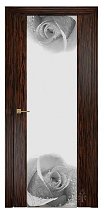 Дверь Оникс модель Престиж цвет Эбен триплекс чёрный фотопечать Рис.11