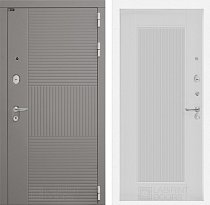 LABIRINT Входная металлическая дверь Форма панель №30 цвет белый софт
