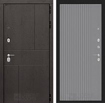 LABIRINT Входная металлическая дверь URBAN панель №29 серый софт