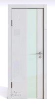 Линия Дверей Шумоизоляционная дверь 42 Дб модель 604 цвет глянец Белый стекло лакобель белый