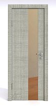 Линия Дверей Шумоизоляционная дверь 42 Дб модель 604 цвет Серый дуб зеркало бронзовое