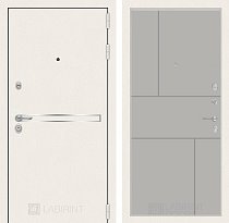 LABIRINT Входная металлическая дверь LINE WHITE панель №21 грей софт