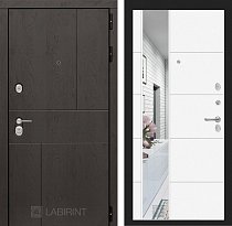 LABIRINT Входная металлическая дверь URBAN панель №19 Белый soft