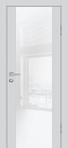 Дверь Profilo Porte Серия P-7 цвет Агат стекло белый лакобель