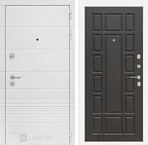 LABIRINT Входная металлическая дверь TRENDO панель №12 венге