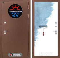 LABIRINT Входная металлическая дверь ТЕРМО панель №28 грунт под покраску