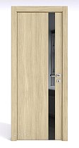 Линия Дверей Шумоизоляционная дверь 42 Дб модель 607 цвет Дуб светлый стекло лакобель черный