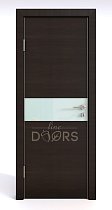 Линия Дверей Шумоизоляционная дверь 42 Дб модель 609 цвет Венге стекло лакобель белый