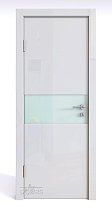 Линия Дверей Шумоизоляционная дверь 42 Дб модель 601 цвет глянец Белый стекло лакобель белый