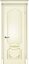 Дверь Текона Смальта модель Деко-10 цвет RAL 1013 патина золото