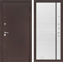 LABIRINT Входная металлическая дверь CLASSIC антик медь панель №22 белый софт