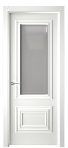 Дверь Текона Смальта модель Деко-19 цвет RAL 9003 стекло