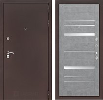 LABIRINT Входная металлическая дверь CLASSIC антик медь панель №20 бетон светлый