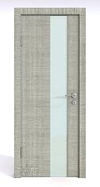 Линия Дверей Шумоизоляционная дверь 42 Дб модель 604 цвет Серый дуб стекло лакобель белый