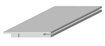 Верда Добор "Т" 200 мм эмаль цвет ЛайтГрей Комплект 2,5 шт.