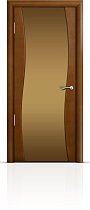 Дверь Мильяна модель Омега цвет Анегри триплекс бронзовый